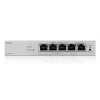 Valdomas L2 Gigabit PoE stalinis komutatorius Zyxel GS1200-5HPV3 — 5x Gigabit (10/100/1000), PoE, DC-in, 10 Gbps perjungimo talpa