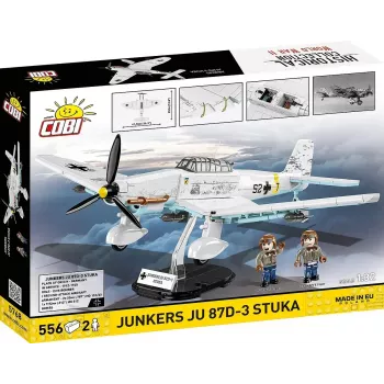 Cobi kaladėlės Junkers JU 87D-3 Stuka lėktuvo konstruktorius 556 dalių