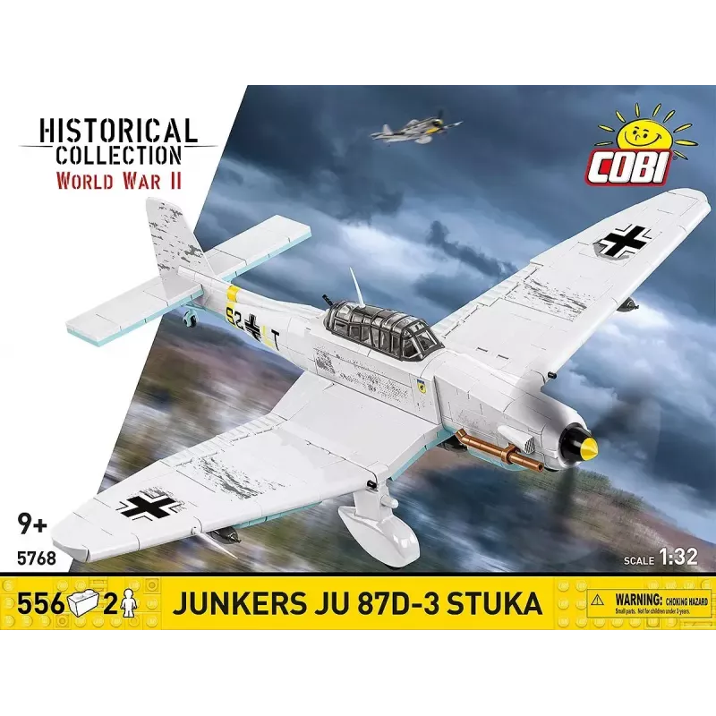 Cobi kaladėlės Junkers JU 87D-3 Stuka lėktuvo konstruktorius 556 dalių
