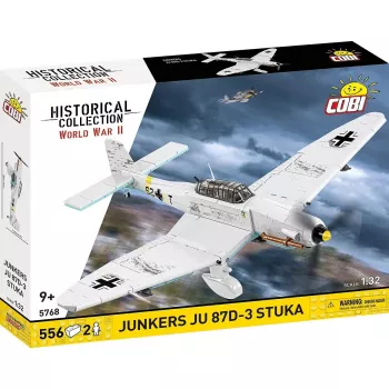 Cobi kaladėlės Junkers JU 87D-3 Stuka lėktuvo konstruktorius 556 dalių
