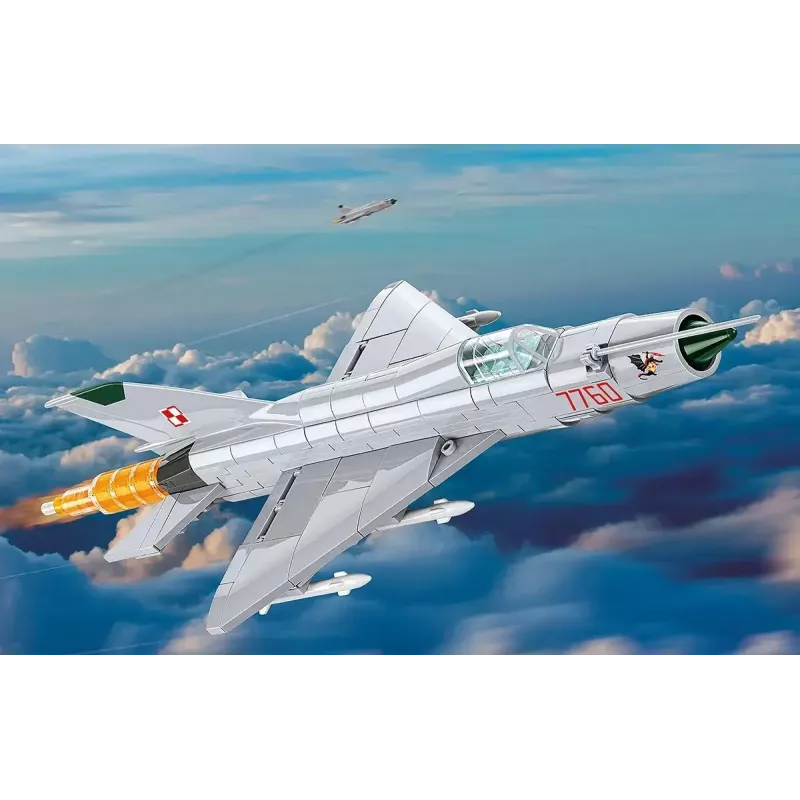 Konstruktorius Cobi Mig-21 MF 381 dalių lėktuvo modelio rinkinys