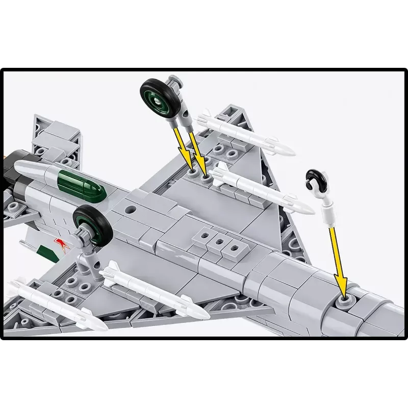 Konstruktorius Cobi Mig-21 MF 381 dalių lėktuvo modelio rinkinys