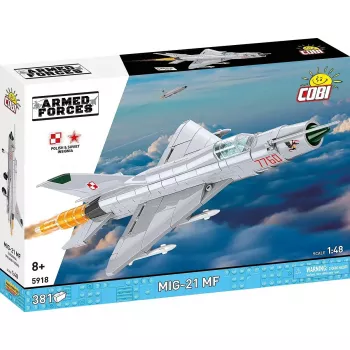 Konstruktorius Cobi Mig-21 MF 381 dalių lėktuvo modelio rinkinys
