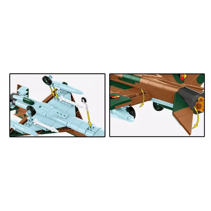 Cobi MiG-21 modelio rinkinys 396 dalys – Cobi blokelių konstravimo rinkinys