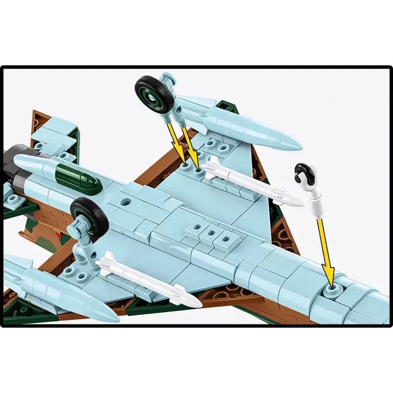 Cobi MiG-21 modelio rinkinys 396 dalys – Cobi blokelių konstravimo rinkinys
