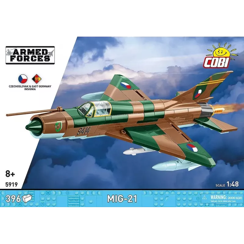 Cobi MiG-21 modelio rinkinys 396 dalys – Cobi blokelių konstravimo rinkinys