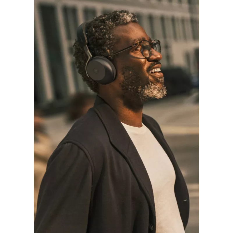Jabra Evolve3 75 - UC Link390a (belaidis įkrovimo padėklas) - Juoda