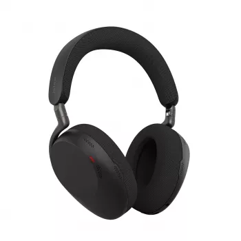 Jabra Evolve3 85 ausinės su mikrofonu, laidinės ir belaidės, skirta pokalbiams ir muzikai, USB Type-C, Bluetooth, juodos spalvos