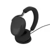 Jabra Evolve3 85 ausinės su mikrofonu, laidinės ir belaidės, skirta pokalbiams ir muzikai, USB Type-C, Bluetooth, juodos spalvos