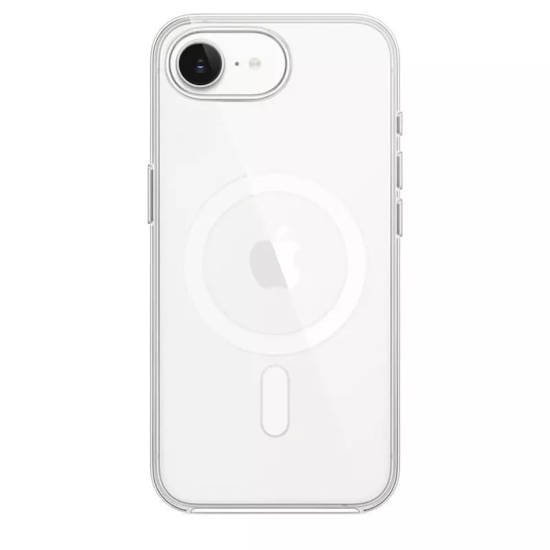 Skaidrus apsauginis dėklas Apple iPhone 17e – permatomas PC dėklas su MagSafe, 6,1 colio ekranui