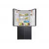 Šaldytuvas Samsung RF48A401EB4/EO šaldiklis šone 488 L juodas