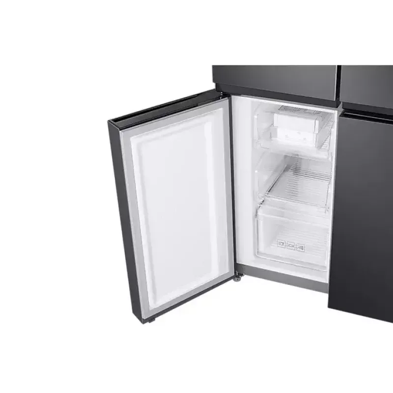 Šaldytuvas Samsung RF48A401EB4/EO šaldiklis šone 488 L juodas
