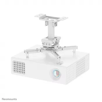 Projektoriaus lubinis laikiklis Neomounts CL25-530WH1 — pilnas judesys, maks. apkrova 45 kg, aukštis 25,5 cm, baltas