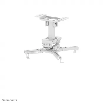 Projektoriaus lubinis laikiklis Neomounts CL25-530WH1 — pilnas judesys, maks. apkrova 45 kg, aukštis 25,5 cm, baltas