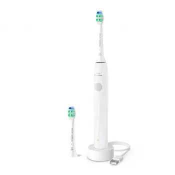 Įkraunamas soninis dantų šepetėlis Philips Sonicare 2100 HX4022/01 — 1 rankena, 2 šepetėlių galvutės, Li‑Ion baterija, Daily Care režimas