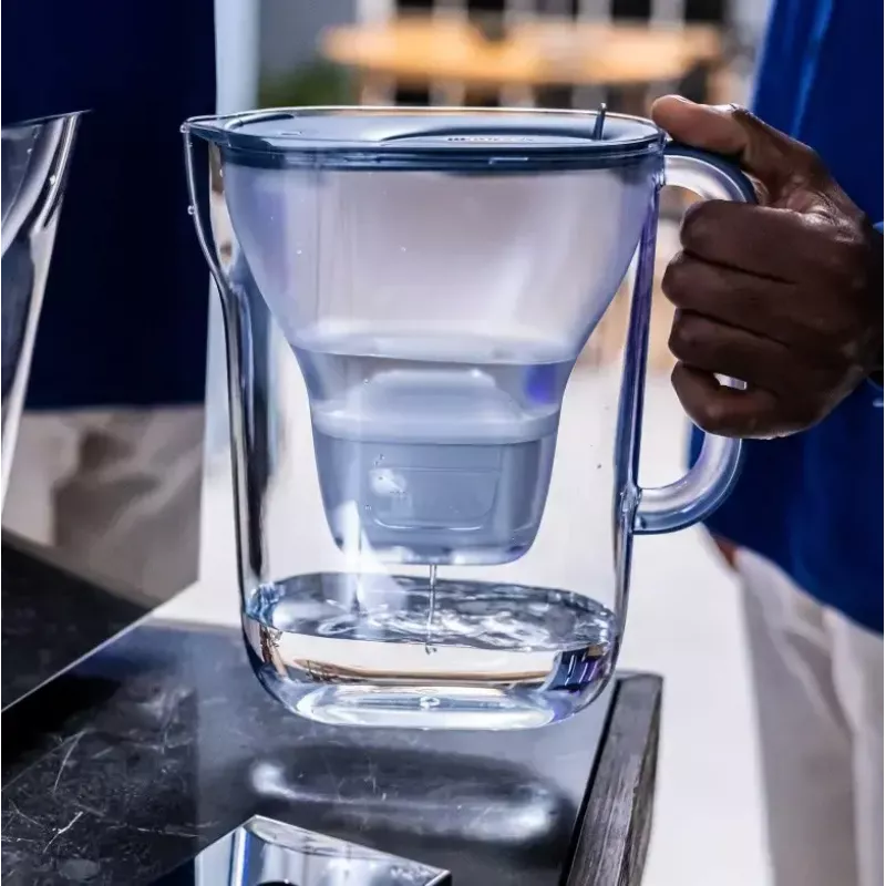 BRITA Style ESSENTIAL XL vandens filtro ąsotis mėlynas su MX Pro Pure Performance filtru