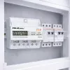 Trifazis DIN bėgio elektros energijos skaitiklis QOLTEC 50978 — 400V, 100A