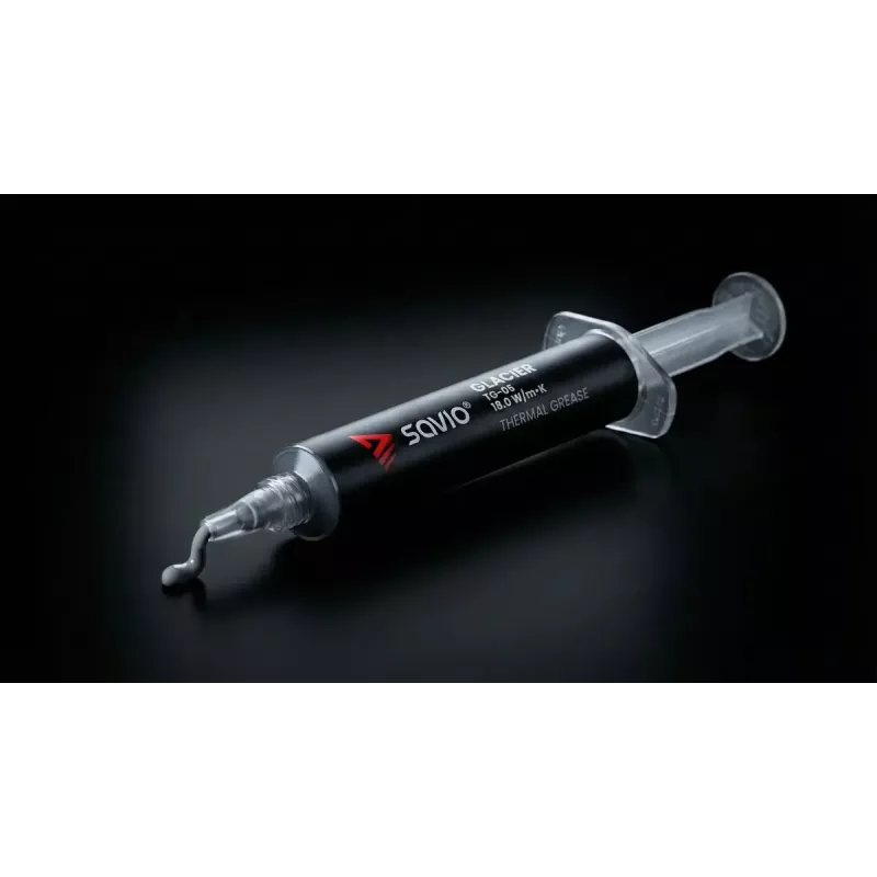 Termopasta SAVIO TG-05 2g – šilumos laidumas 18 W/m·K, 2 ml