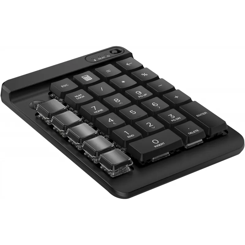 HP 430 programuojama belaidė klaviatūra, belaidis ryšys, Bluetooth, mechaninė, juoda