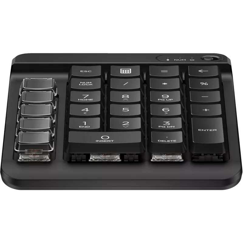 HP 430 programuojama belaidė klaviatūra, belaidis ryšys, Bluetooth, mechaninė, juoda