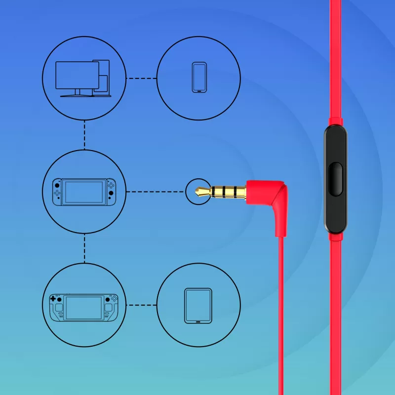 HyperX Cloud Earbuds II RED ausinės