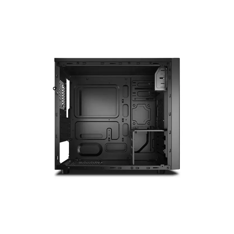 Korpusas DeepCool Matrexx 30 SI Mini Tower – Micro ATX/Mini-ITX, 3x3.5 colio + 2x2.5 colio vietos, 25 cm vaizdo plokštė, 15.1 cm CPU aušintuvas, maitinimo šaltinis viršuje, juodas