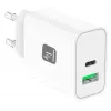 Techly IPW-USB-30WACG belaidis įkroviklis mobiliesiems įrenginiams, universalus, baltas, AC, greitasis įkrovimas, patalpoms