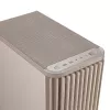 PC korpusas ASUS ProArt PA401 Wood Edition Smėlio spalvos — mid-tower, metalinis priekinis skydelis