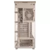 PC korpusas ASUS ProArt PA401 Wood Edition Smėlio spalvos — mid-tower, metalinis priekinis skydelis