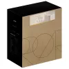 PC korpusas ASUS ProArt PA401 Wood Edition Smėlio spalvos — mid-tower, metalinis priekinis skydelis