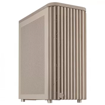 ASUS ProArt PA401 Wood Mesh PWM kompiuterio korpusas — ATX, medinis, 2×160 mm priekyje, 1×120 mm gale, 2×3,5 colio + 2×2,5 colio vietos