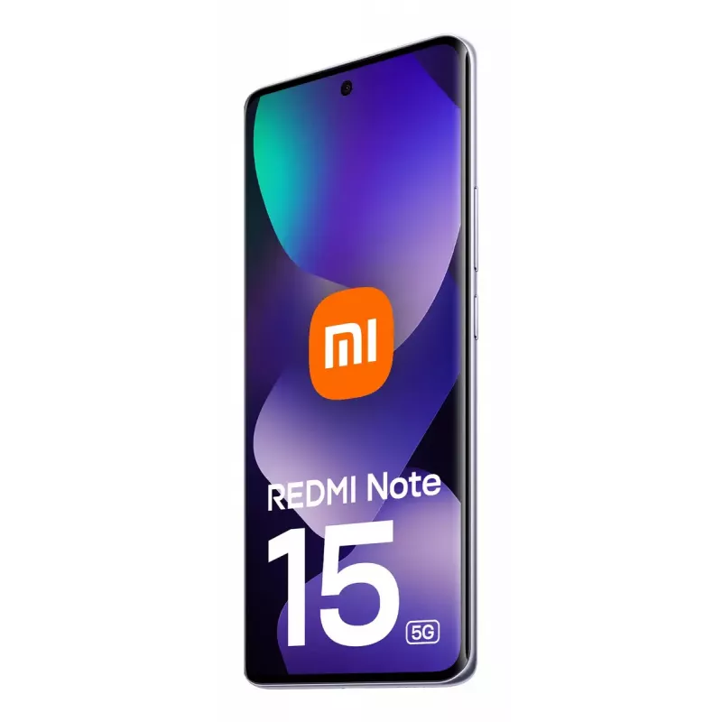Išmanusis telefonas Xiaomi Redmi Note 15 5G – Snapdragon 6 Gen 3, 8 GB RAM, 256 GB, 6,67 colio FHD+, 108 MP, 5520 mAh, violetinis