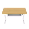 Reguliuojamo aukščio elektrinis stalas ActiveJet ET119W-C 140x70 cm — 1 variklis, aukštis 725–1225 mm, baltas/ąžuolas