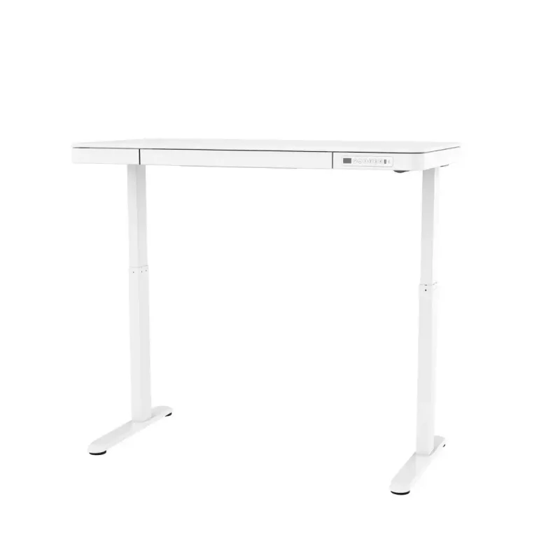 Aktyvus stalas su elektriniu aukščio reguliavimu ActiveJet ET119W-C 140x70 cm, eiga 50 cm, apkrova 45 kg, baltas