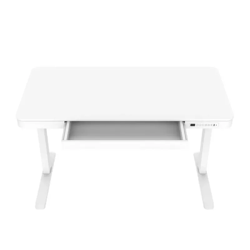 Aktyvus stalas su elektriniu aukščio reguliavimu ActiveJet ET119W-C 140x70 cm, eiga 50 cm, apkrova 45 kg, baltas