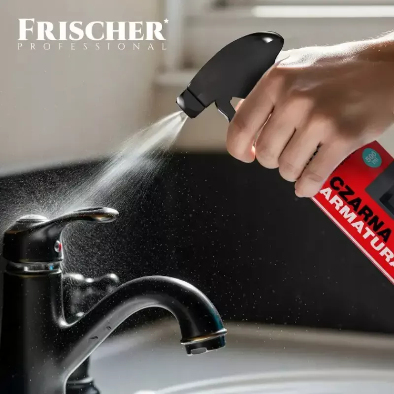 Valiklis FRISCHER Frischer juodųjų jungiamųjų detalių valiklis 0,5 L su purškimo antgaliu