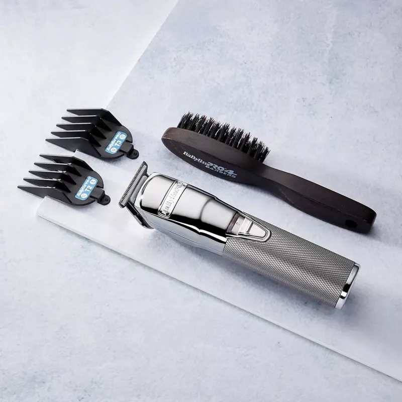 Belaidis kirpimo aparatas BaByliss PRO FX8700E – chromuotas, įkraunamas, 120 min veikimo, 6300 RPM