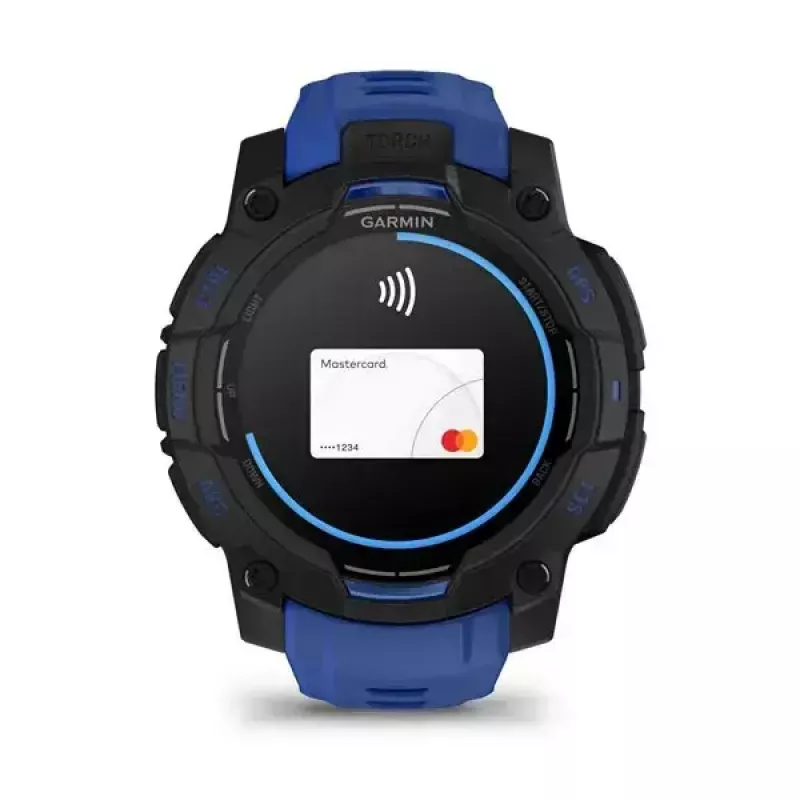 Išmanusis laikrodis GARMIN Instinct 3 AMOLED 1,2 colio GPS, 45 mm korpusas, 390x390 ekranas, 10 ATM, Li-Ion baterija