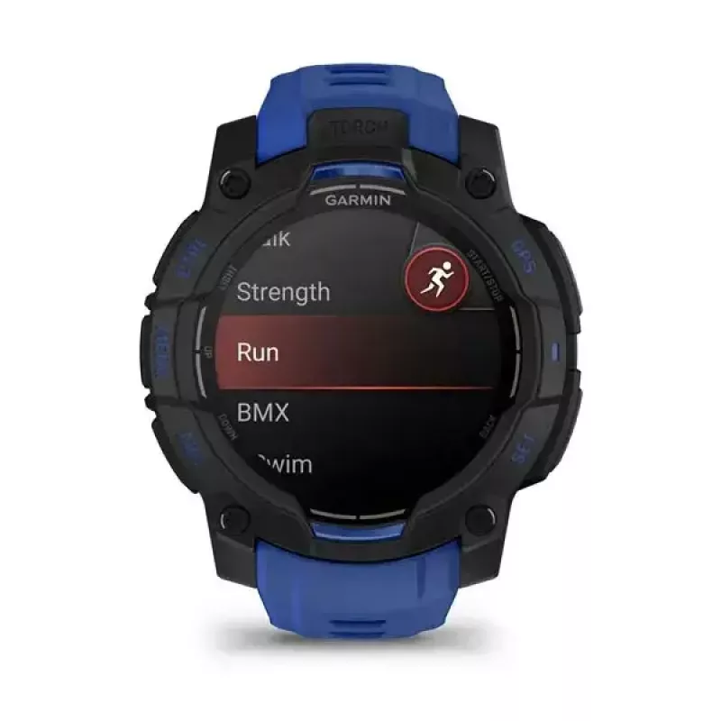 Išmanusis laikrodis GARMIN Instinct 3 AMOLED 1,2 colio GPS, 45 mm korpusas, 390x390 ekranas, 10 ATM, Li-Ion baterija