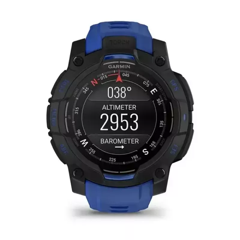 Išmanusis laikrodis GARMIN Instinct 3 AMOLED 1,2 colio GPS, 45 mm korpusas, 390x390 ekranas, 10 ATM, Li-Ion baterija
