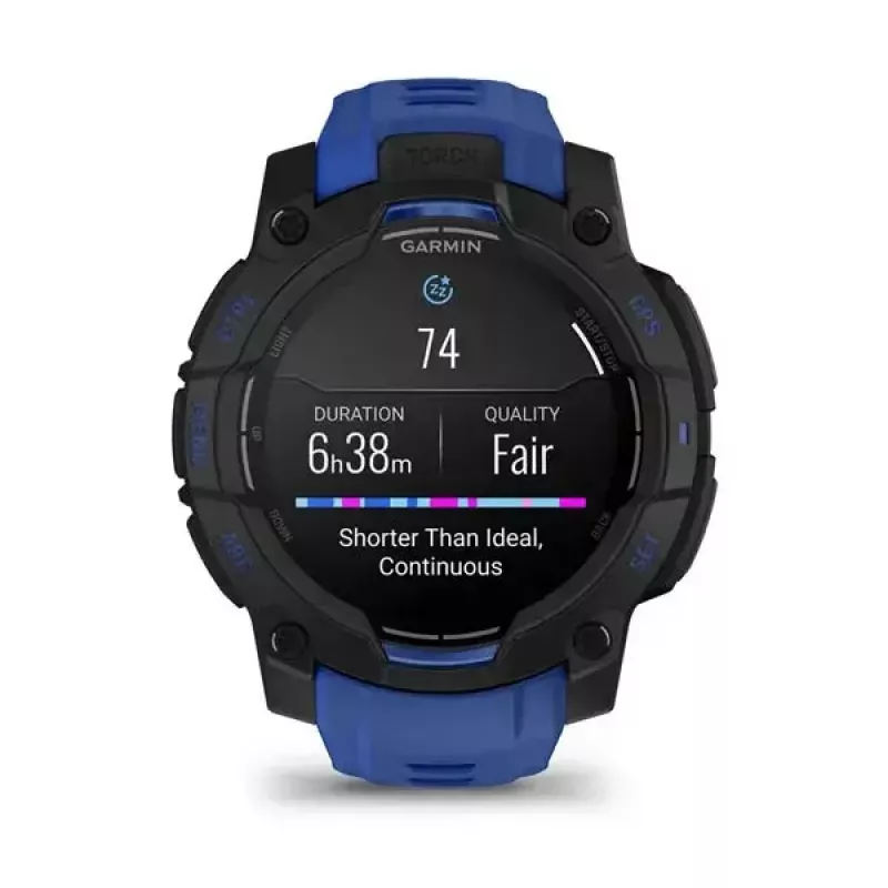 Išmanusis laikrodis GARMIN Instinct 3 AMOLED 1,2 colio GPS, 45 mm korpusas, 390x390 ekranas, 10 ATM, Li-Ion baterija