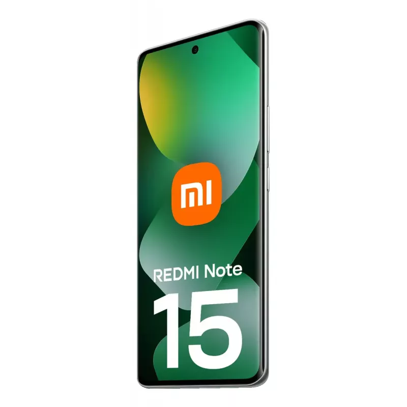 Išmanusis telefonas Xiaomi Redmi Note 15 – 6,77 colių AMOLED, 8 GB RAM, 128 GB, 6000 mAh, 108 MP, IP64, Miško žalia