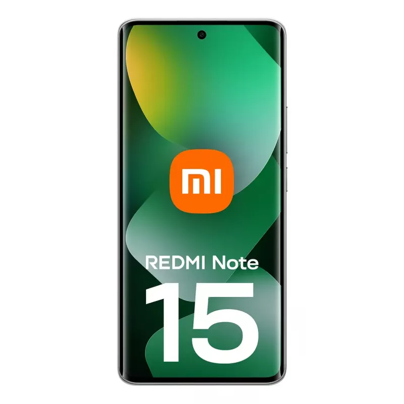 Išmanusis telefonas Xiaomi Redmi Note 15 – 6,77 colių AMOLED, 8 GB RAM, 128 GB, 6000 mAh, 108 MP, IP64, Miško žalia