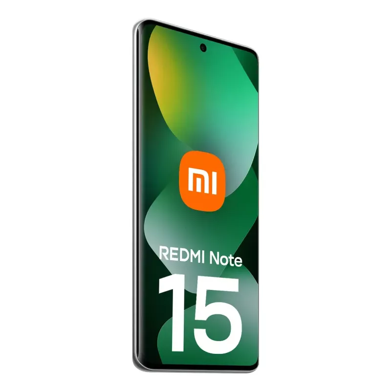 Išmanusis telefonas Xiaomi Redmi Note 15 – 6,77 colių AMOLED, 8 GB RAM, 128 GB, 6000 mAh, 108 MP, IP64, Miško žalia