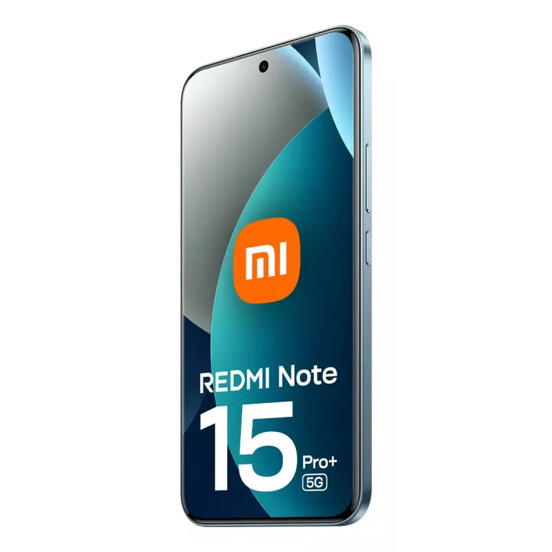 Išmanusis telefonas Xiaomi Redmi Note 15 Pro+ 5G — 6,83 col. AMOLED, 8 GB RAM, 256 GB, 200 MP, 6500 mAh, Glacier Blue