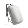 Kuprinė XDDESIGN Air P706.3219 Pilka, 15 L, skyrius nešiojamam kompiuteriui iki 15,6 colio, užrakinamas pagrindinis užtrauktukas
