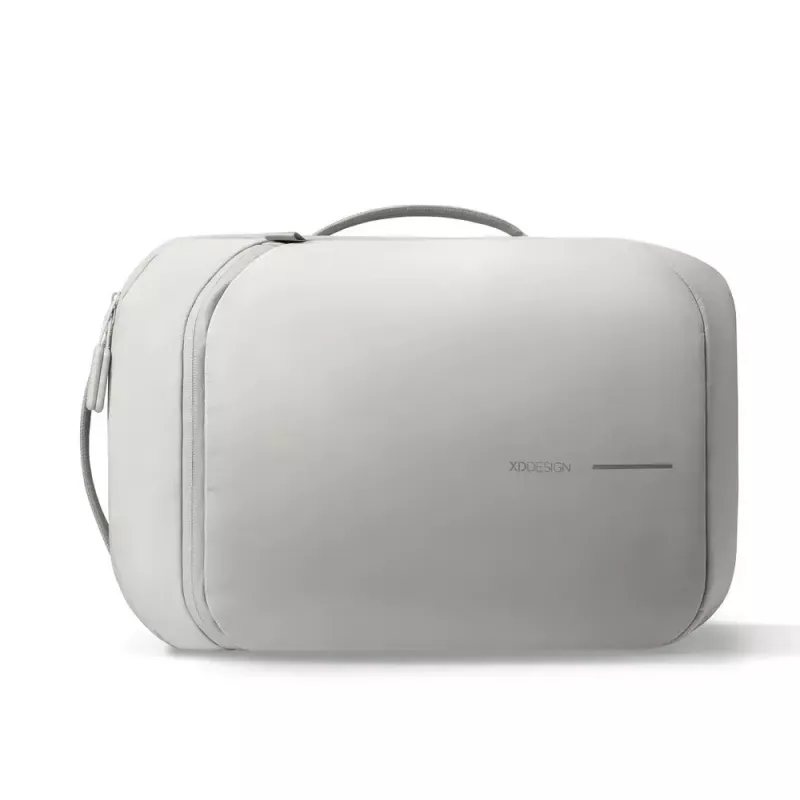 Kuprinė XDDESIGN Air P706.3219 Pilka, 15 L, skyrius nešiojamam kompiuteriui iki 15,6 colio, užrakinamas pagrindinis užtrauktukas