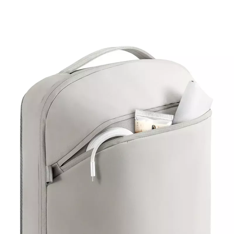 Kuprinė XDDESIGN Air P706.3219 Pilka, 15 L, skyrius nešiojamam kompiuteriui iki 15,6 colio, užrakinamas pagrindinis užtrauktukas