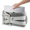 Kuprinė XDDESIGN Air P706.3219 Pilka, 15 L, skyrius nešiojamam kompiuteriui iki 15,6 colio, užrakinamas pagrindinis užtrauktukas