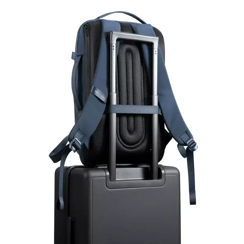 Kuprinė XDDESIGN Air Backpack NAVY P706.3225 – 15 L, tinka iki 15,6 col. (39,6 cm) nešiojamam kompiuteriui, užrakinama pagrindinė užtrauktukas